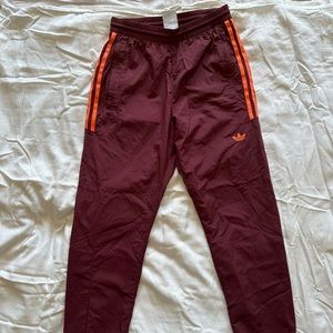 Adidas Originals Flamestrk Maroon/orange Pants